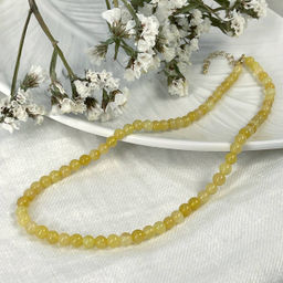 Бусы из желтого Опала 43 см +