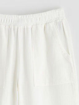 Beli Lastikli M?slin K?z ?ocuk Pantolon