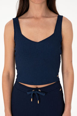 Kad_n Lacivert Ti__rt Sepette S_rpriz _ndirim - U.s. polo assn фото 6