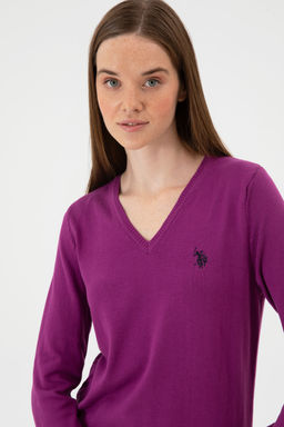 KadДn Violet V Yaka Basic Kazak
