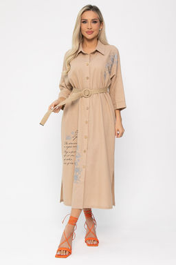 Платье Мирослава (бежевое) П15469-7М