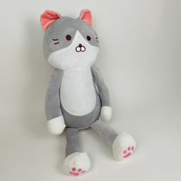 Мягкая игрушка Кот серый 60 см - Storyland фото 3