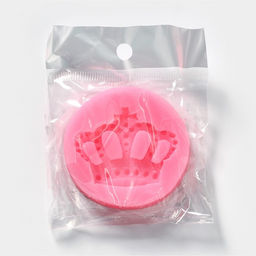 Цена за 2 шт. Молд для заливки Корона, силикон, d=5.5, розовый - Simaland фото 5