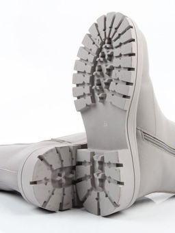 04-PAS152-2Z LT. GRAY Ботинки зимние женские (натуральная кожа, 100% шерсть)