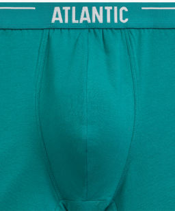 ATLANTIC 5SMH-004 Трусы шорты Solid - набор (5 шт.) морской + бирюзово-зеленый + черный + серый меланж + темно-голубой  фото 5