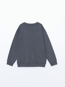 Bisiklet Yaka Erkek ?ocuk Sweatshirt - Waikiki фото 3