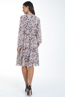 Платье Очарование шифона (пудра)