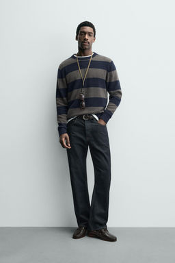 STRIPED CASHMERE JUMPER