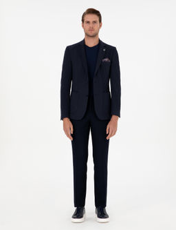 Lacivert Ex.Slim Fit Spor Ceket