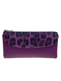 Женское портмоне из искусственной кожи, цвет фиолетовый