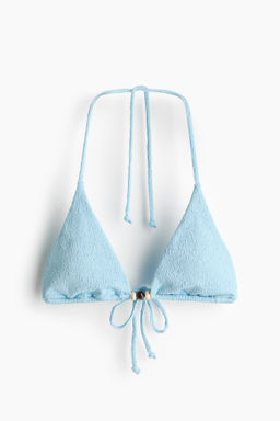 Top de bikini triangular con relleno - H&m фото 2