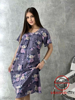 Сорочка женская с принтом