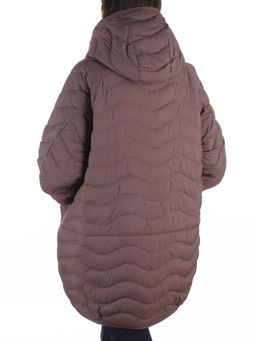 H-8912 BROWN Куртка пуховая женская