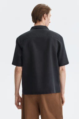 Camisa resort en mezcla de lino Relaxed Fit - H&m фото 12