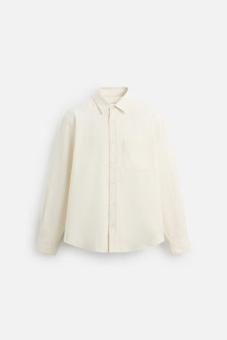 BRUSHED COTTON SHIRT - Zara фото 7
