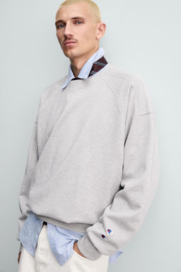 CHAMPION ® X ZARA PATCH CREW NECK SWEATSHIRT  фото 5