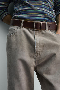 LIMITED EDITION FLARE FIT CORDUROY TROUSERS - Zara фото 15