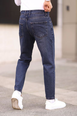 Lacivert %100 Pamuk Boyfriend Jeans Kot Pantolon TMNAW25JE00020