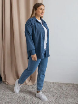 Рубашка женская вельвет РЖМ-01