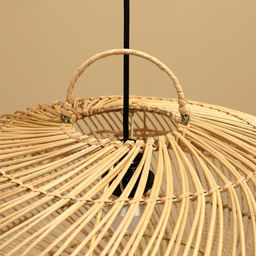 Светильник потолочный из ротанга «Ваю», 1×120 Вт, Е27, 50×50×25 см