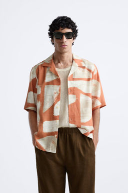 ABSTRACT PRINT SHIRT - Zara фото 2