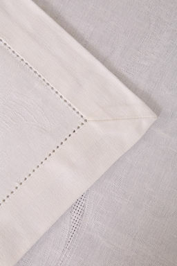 Скатерть Премиум Кружева-белая 140*170 см. п/лен - Лен поволжья фото 4