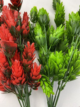 Хмель, фексия декоративное растение 7 веточек 35см, пластик - Buro фото 2