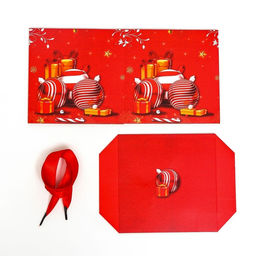 Коробка подарочная новогодняя складная «Игрушки» 15×15×15 см