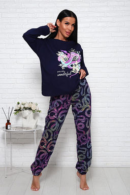 Костюм с брюками (01027. малиновый) - Плиона фото 6