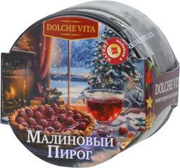 Dolche Vita. Новый год. Элитный. Малиновый пирог 50 гр. стекл.банка