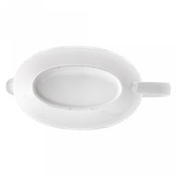 Русь Соусник фарфоровый 200мл, 7,3х15см h6,8см, белый, рельефный декор (Китай) - Домашняя мода фото 7