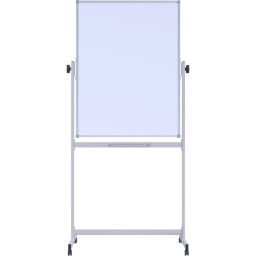 Доска магнитно-маркерная(бел)/меловая(зелен) Attache Twist 100х70вращ,ролик