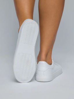 Кеды жен., белые, э/к FDH02-1 - S&I фото 5