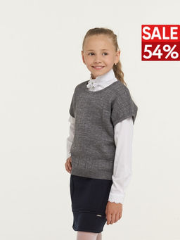 Жилет для девочек 183-7113 - Vay kids школа фото 3