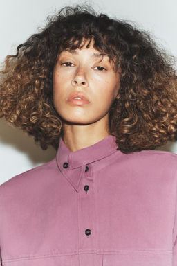 OVERSIZE HIGH-NECK SHIRT - Zara фото 7