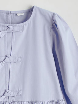 Fiyonk Detayl? K?z ?ocuk Elbise