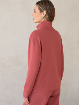 D49.078 Джемпер женский терракота