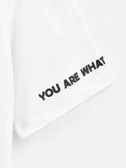 CONTE Oversize-футболка из хлопка Believe LD 1658 white