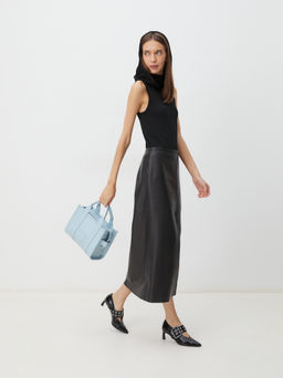 Женский тоут CALZETTI CLER MINI Артикул 3954076, светло-голубой  фото 7