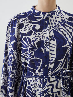 Hakim Yaka Desenli Kad?n G?mlek Tunik