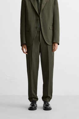 PAMUKLU KETEN KLASIK PANTOLON - Zara фото 2