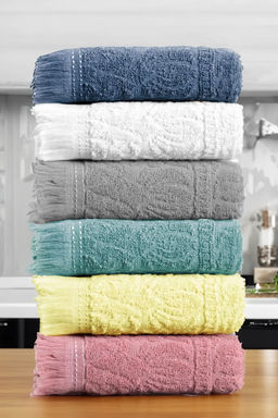 Trendyolmilla Home 6l? Jakarl? El Havlusu Seti 30x50cm TPHSS25MH00003