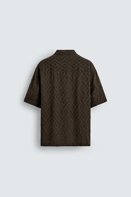 GEOMETRIC JACQUARD SHIRT - Zara фото 14