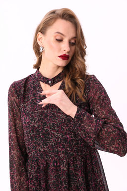 Платье NIKVA н801-2-Р винный леопард  фото 6