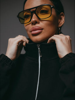 Брамея свитшот женский (черный) - Lovetex фото 6