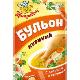 БУЛЬОН КУРИНЫЙ С ОВОЩАМИ И ЗЕЛЕНЬЮ 75 г - Приправыч фото 2