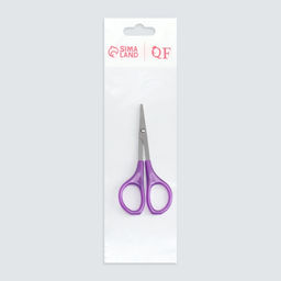 Цена за 3 шт. Ножницы маникюрные, прямые, узкие, 9 см, МИКС