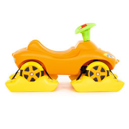 Каталка Мой любимый автомобиль со звуковым сигналом многофункциональная (оранжевая) - Полесье фото 5