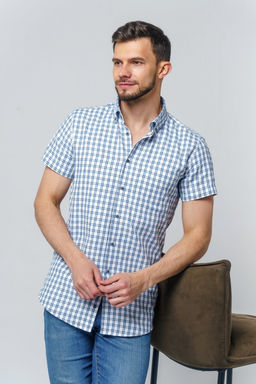 Рубашка 23-04-НТ-03 - Nicolo angi фото 3