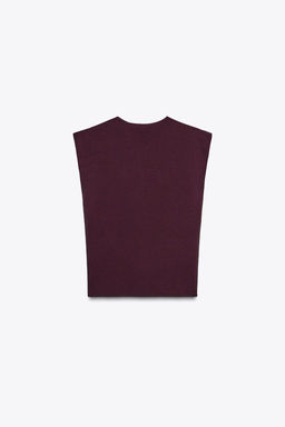 KNIT TOP WITH GOLDEN APPLIQUE - Zara фото 6